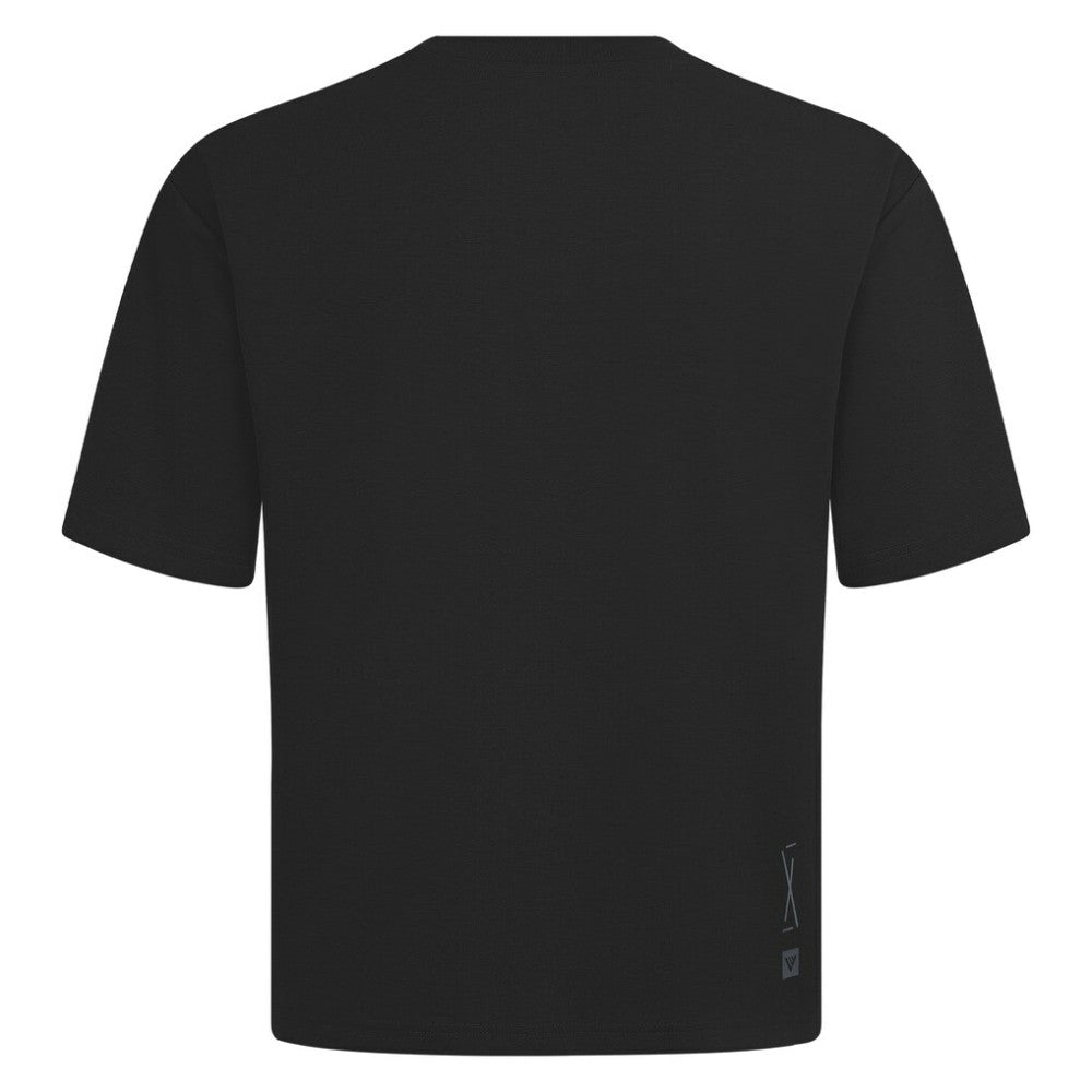 Calgary Flames Levelwear Team Surge Luxe Signature Knit T-Shirt - Black T-shirts