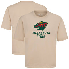 Minnesota Wild Levelwear Team Surge Luxe Signature Knit T-Shirt - Khaki T-shirts