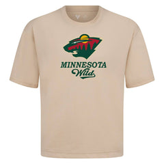 Minnesota Wild Levelwear Team Surge Luxe Signature Knit T-Shirt - Khaki T-shirts