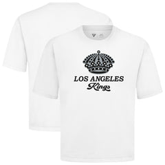 Los Angeles Kings Levelwear Team Surge Luxe Signature Knit T-Shirt - White T-shirts