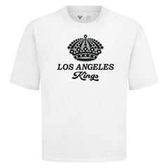 Los Angeles Kings Levelwear Team Surge Luxe Signature Knit T-Shirt - White T-shirts