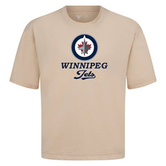 Winnipeg Jets Levelwear Team Surge Luxe Signature Knit T-Shirt - Khaki T-shirts