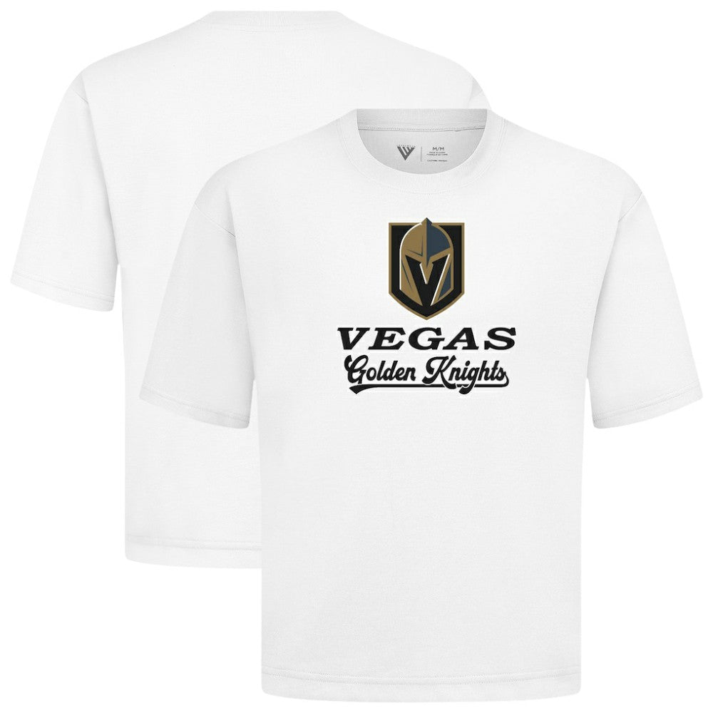 Vegas Golden Knights Levelwear Team Surge Luxe Signature Knit T-Shirt - White T-shirts