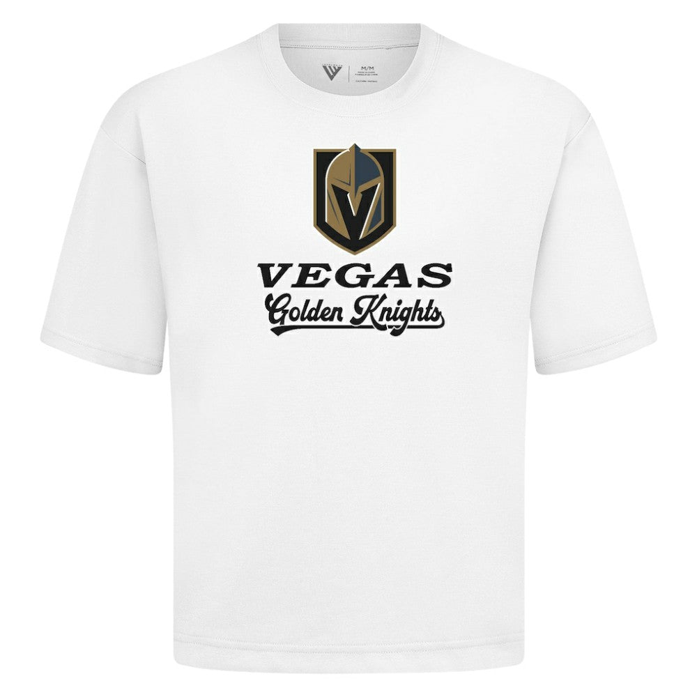 Vegas Golden Knights Levelwear Team Surge Luxe Signature Knit T-Shirt - White T-shirts