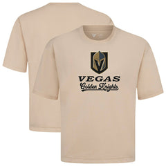 Vegas Golden Knights Levelwear Team Surge Luxe Signature Knit T-Shirt - Khaki T-shirts
