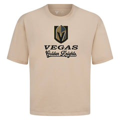 Vegas Golden Knights Levelwear Team Surge Luxe Signature Knit T-Shirt - Khaki T-shirts