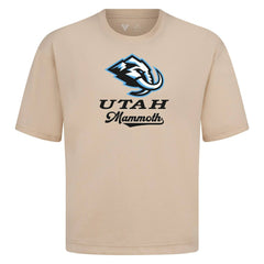 Utah Mammoth Levelwear Team Surge Luxe Signature Knit T-Shirt - Khaki T-shirts