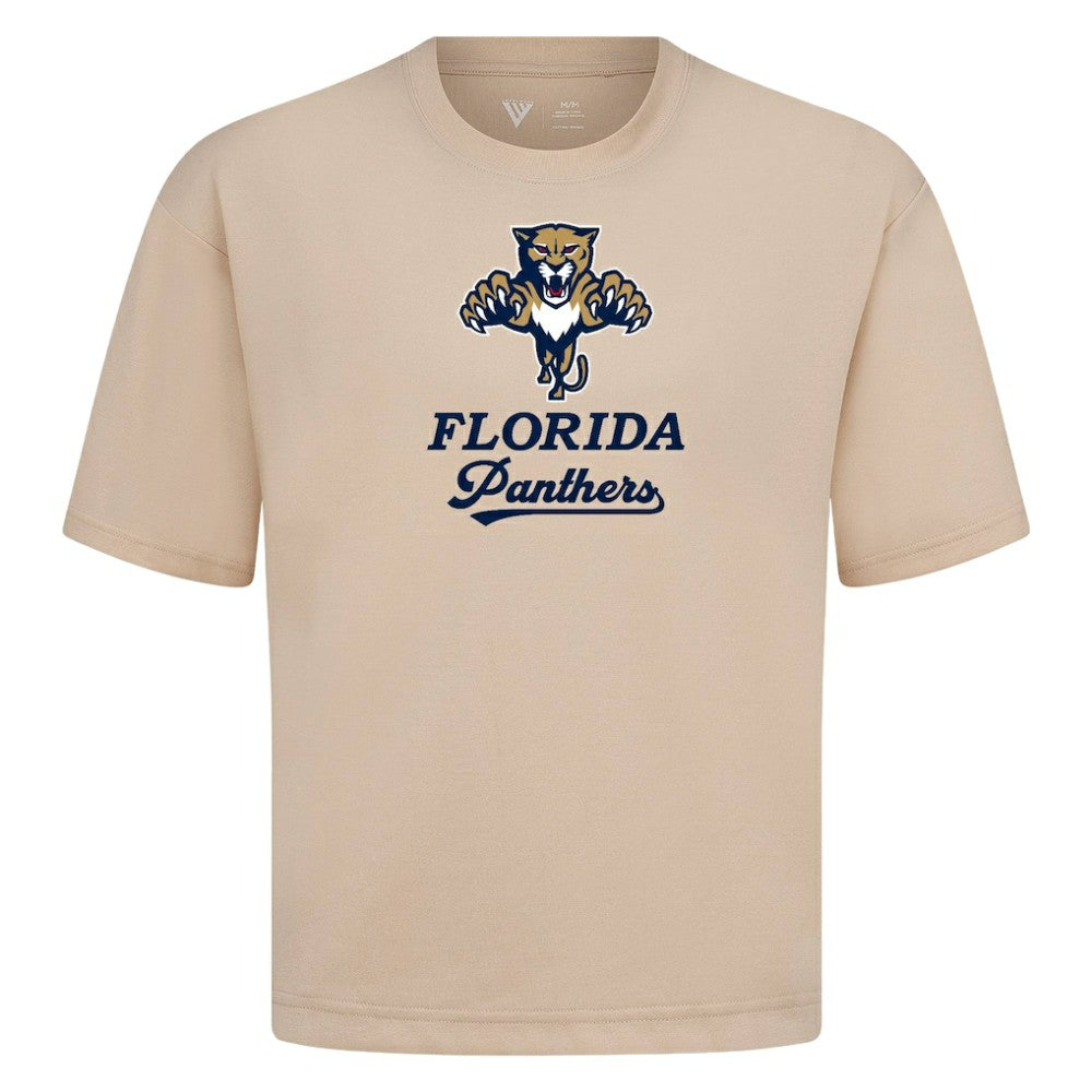 Florida Panthers Levelwear Team Surge Luxe Signature Knit T-Shirt - Khaki T-shirts
