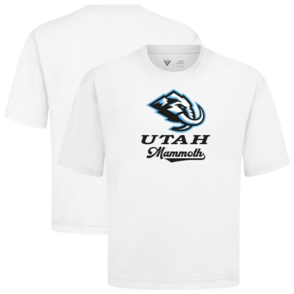 Utah Mammoth Levelwear Team Surge Luxe Signature Knit T-Shirt - White T-shirts