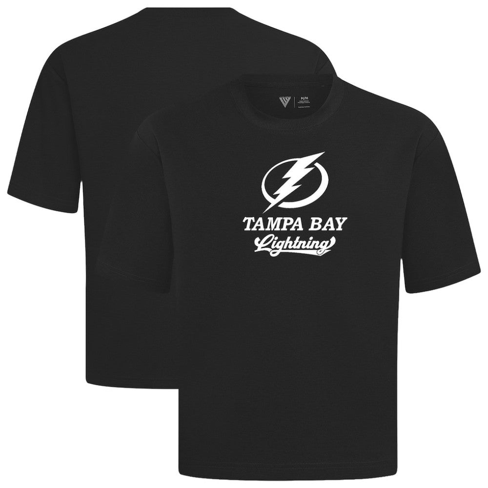 Tampa Bay Lightning Levelwear Team Surge Luxe Signature Knit T-Shirt - Black T-shirts