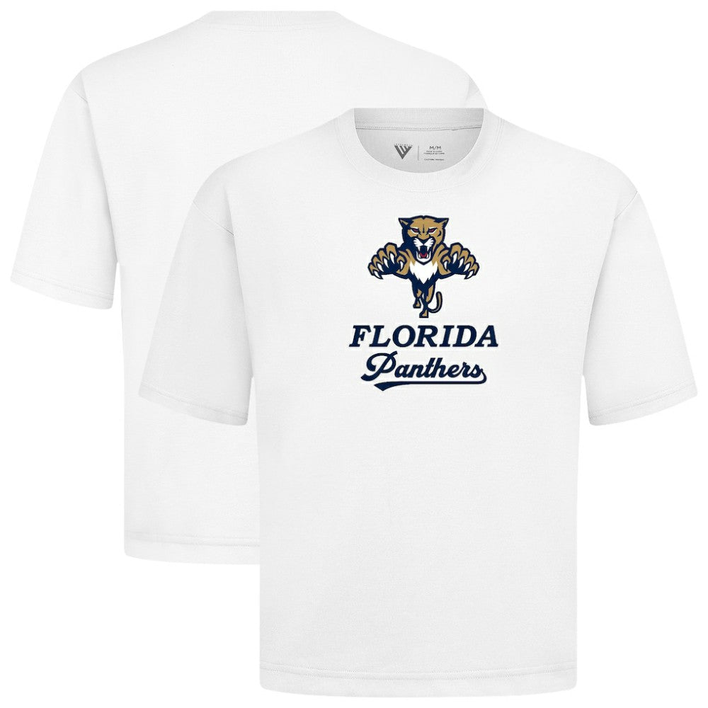 Florida Panthers Levelwear Team Surge Luxe Signature Knit T-Shirt - White T-shirts