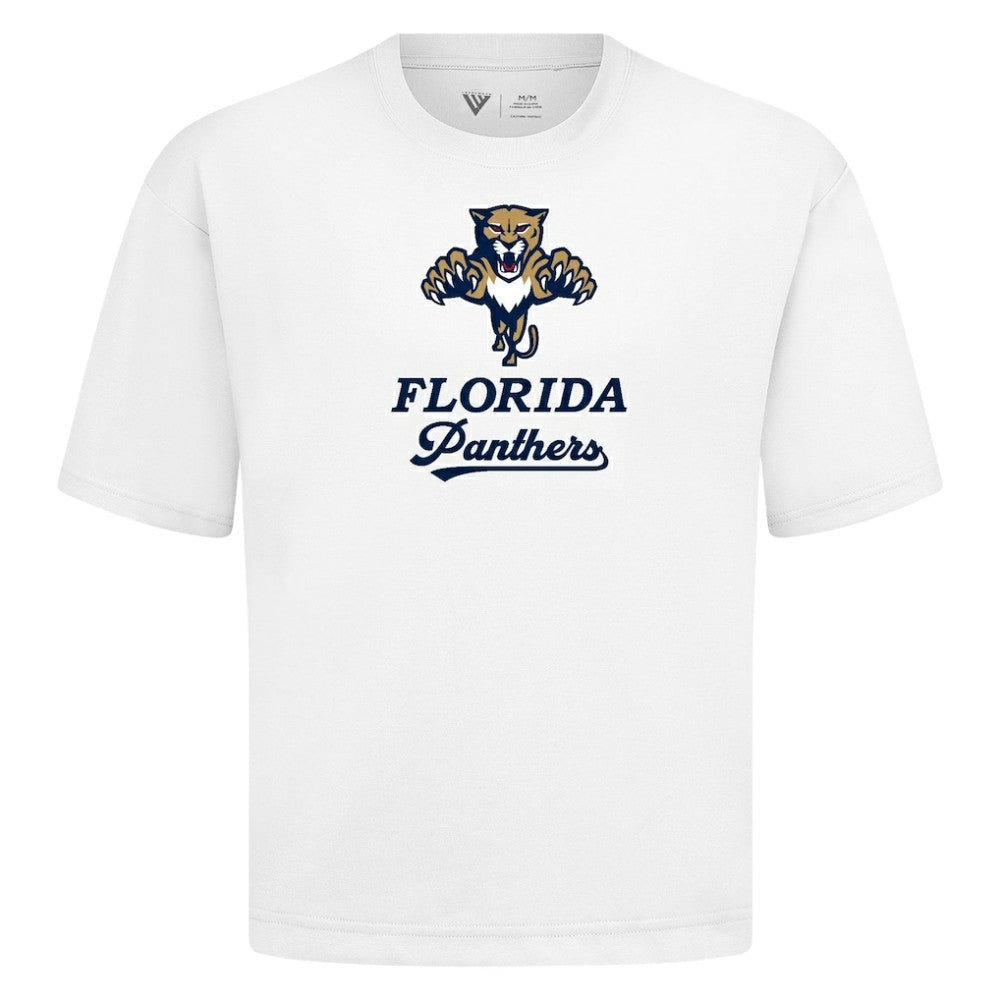 Florida Panthers Levelwear Team Surge Luxe Signature Knit T-Shirt - White T-shirts