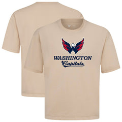 Washington Capitals Levelwear Team Surge Luxe Signature Knit T-Shirt - Khaki T-shirts