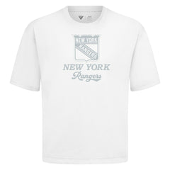 New York Rangers Levelwear Shadow Surge Luxe Signature Knit T-Shirt - White T-shirts