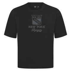 New York Rangers Levelwear Shadow Surge Luxe Signature Knit T-Shirt - Black T-shirts