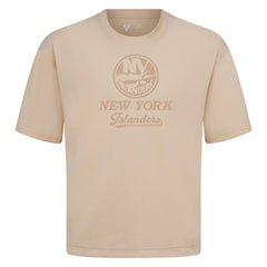 New York Islanders Levelwear Shadow Surge Luxe Signature Knit T-Shirt - Khaki T-shirts