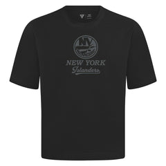New York Islanders Levelwear Shadow Surge Luxe Signature Knit T-Shirt - Black T-shirts
