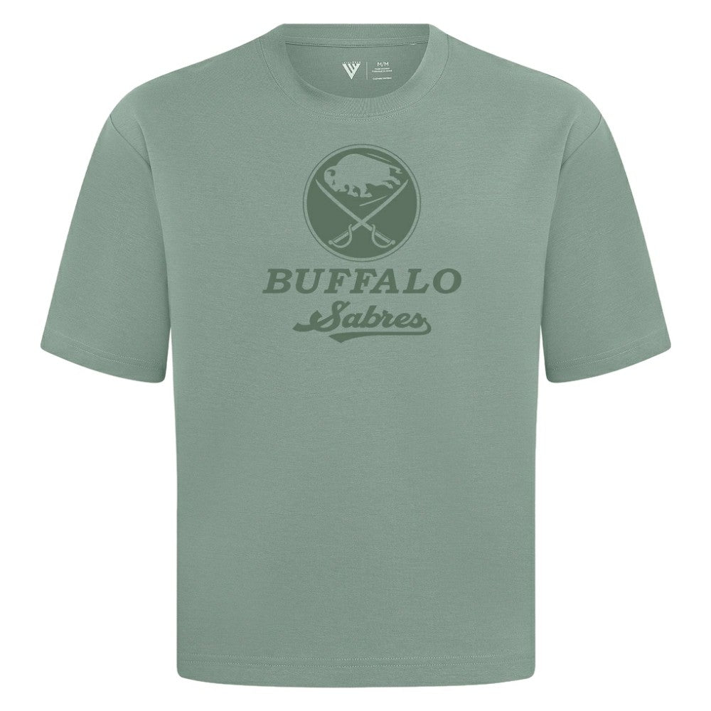 Buffalo Sabres Levelwear Shadow Surge Luxe Signature Knit T-Shirt - Green T-shirts