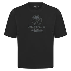 Buffalo Sabres Levelwear Shadow Surge Luxe Signature Knit T-Shirt - Black T-shirts