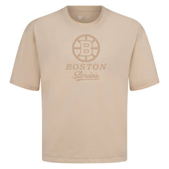Boston Bruins Levelwear Shadow Surge Luxe Signature Knit T-Shirt - Khaki T-shirts
