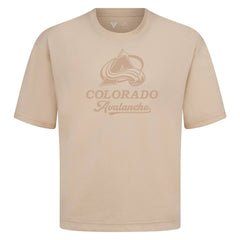 Colorado Avalanche Levelwear Shadow Surge Luxe Signature Knit T-Shirt - Khaki T-shirts