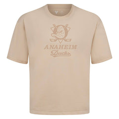Anaheim Ducks Levelwear Shadow Surge Luxe Signature Knit T-Shirt - Khaki T-shirts