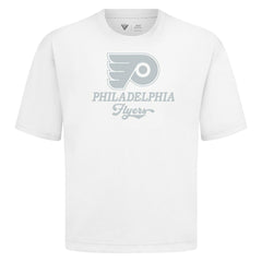 Philadelphia Flyers Levelwear Shadow Surge Luxe Signature Knit T-Shirt - White T-shirts