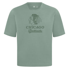 Chicago Blackhawks Levelwear Shadow Surge Luxe Signature Knit T-Shirt - Green T-shirts