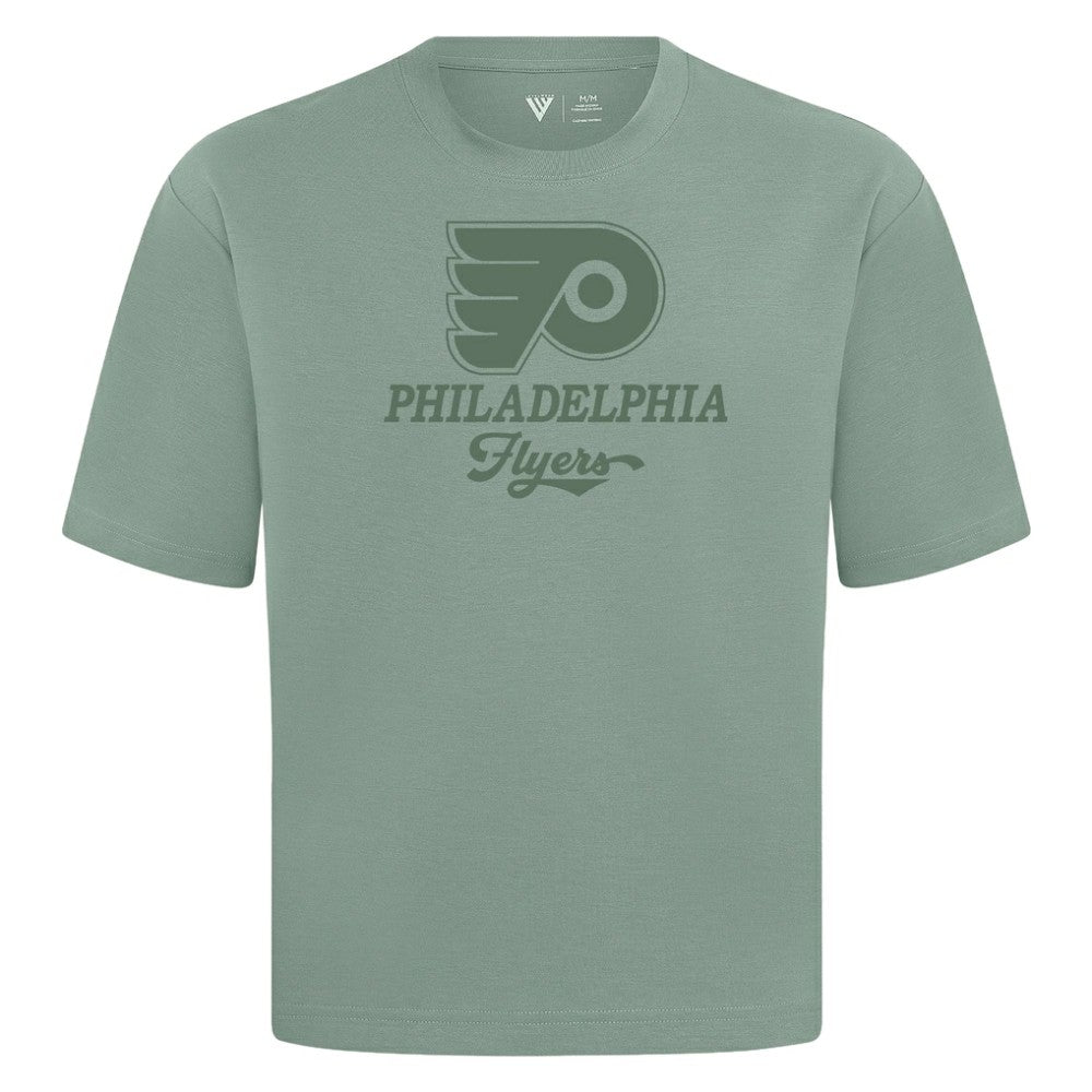 Philadelphia Flyers Levelwear Shadow Surge Luxe Signature Knit T-Shirt - Green T-shirts