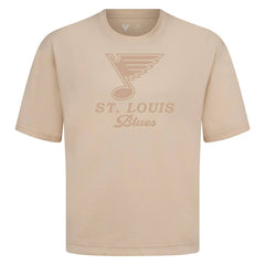 St. Louis Blues Levelwear Shadow Surge Luxe Signature Knit T-Shirt - Khaki T-shirts