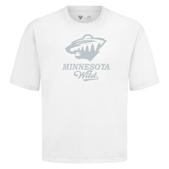 Minnesota Wild Levelwear Shadow Surge Luxe Signature Knit T-Shirt - White T-shirts