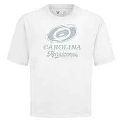 Carolina Hurricanes Levelwear Shadow Surge Luxe Signature Knit T-Shirt - White T-shirts