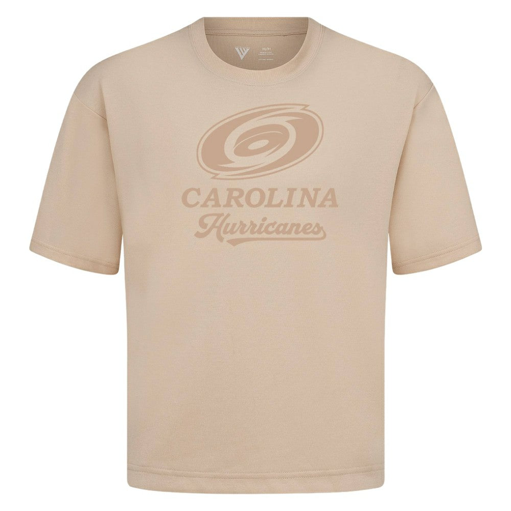 Carolina Hurricanes Levelwear Shadow Surge Luxe Signature Knit T-Shirt - Khaki T-shirts