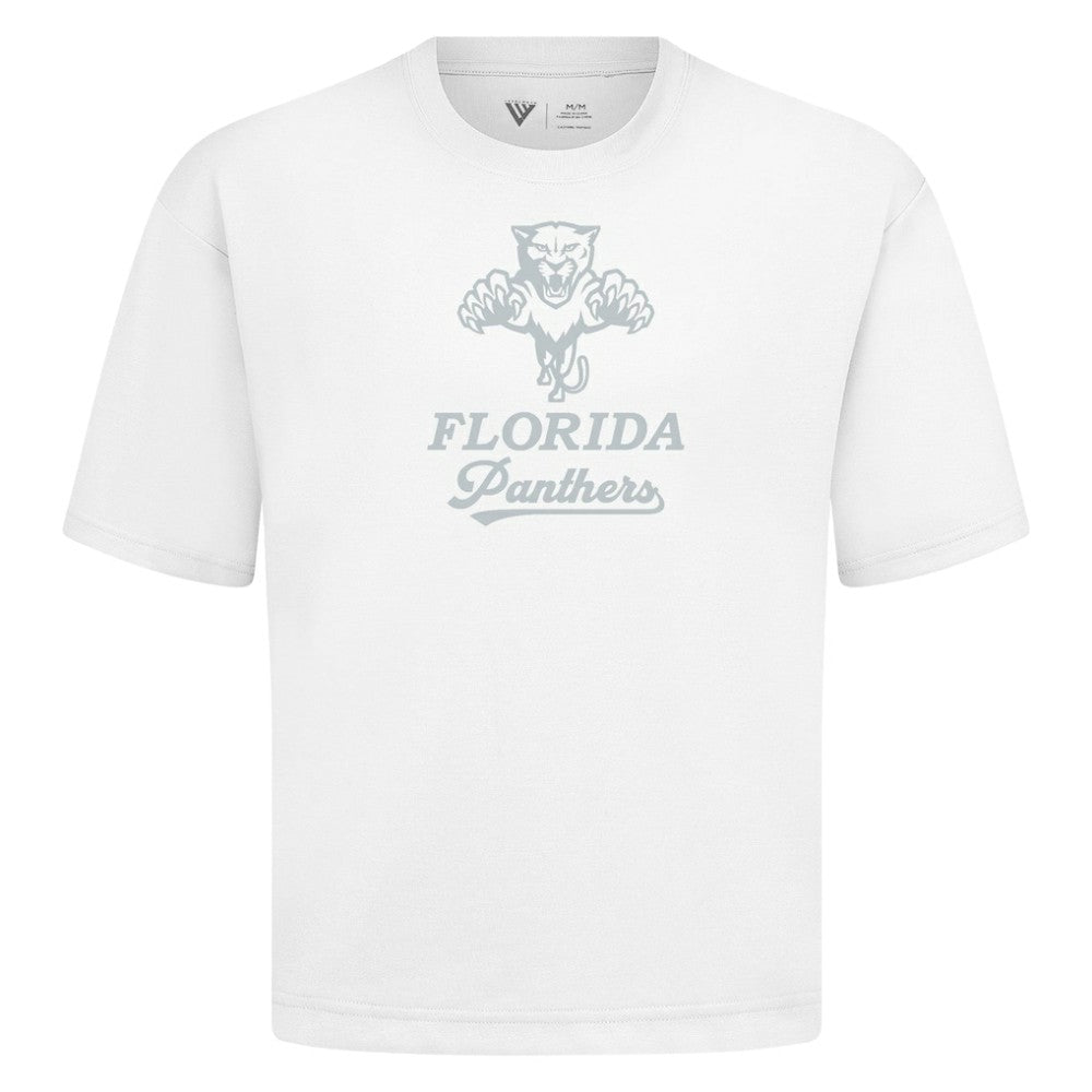 Florida Panthers Levelwear Shadow Surge Luxe Signature Knit T-Shirt - White T-shirts