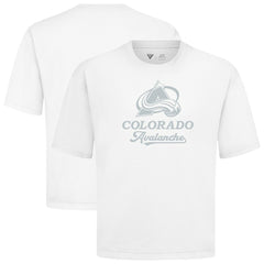 Colorado Avalanche Levelwear Shadow Surge Luxe Signature Knit T-Shirt - White T-shirts