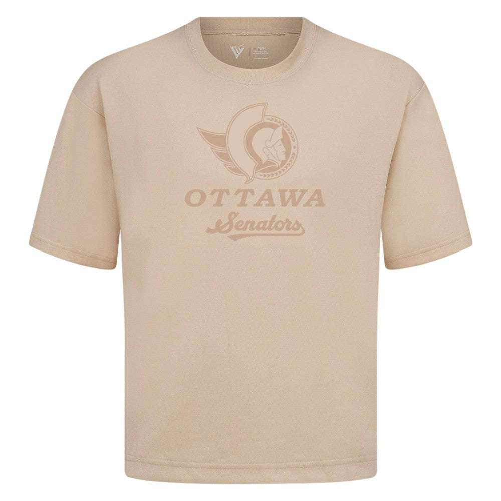 Ottawa Senators Levelwear Shadow Surge Luxe Signature Knit T-Shirt - Khaki T-shirts