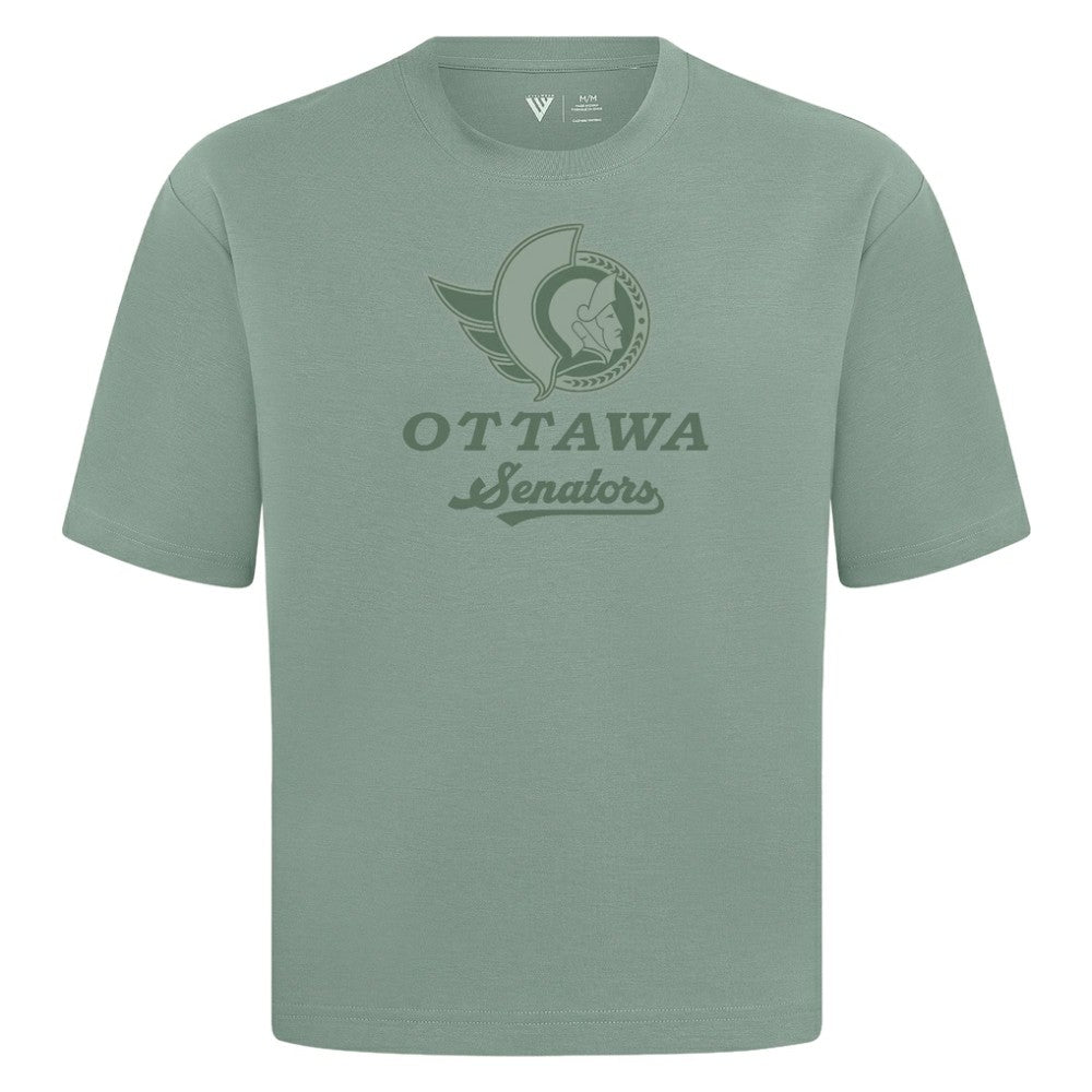 Ottawa Senators Levelwear Shadow Surge Luxe Signature Knit T-Shirt - Green T-shirts