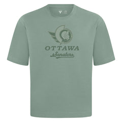 Ottawa Senators Levelwear Shadow Surge Luxe Signature Knit T-Shirt - Green T-shirts