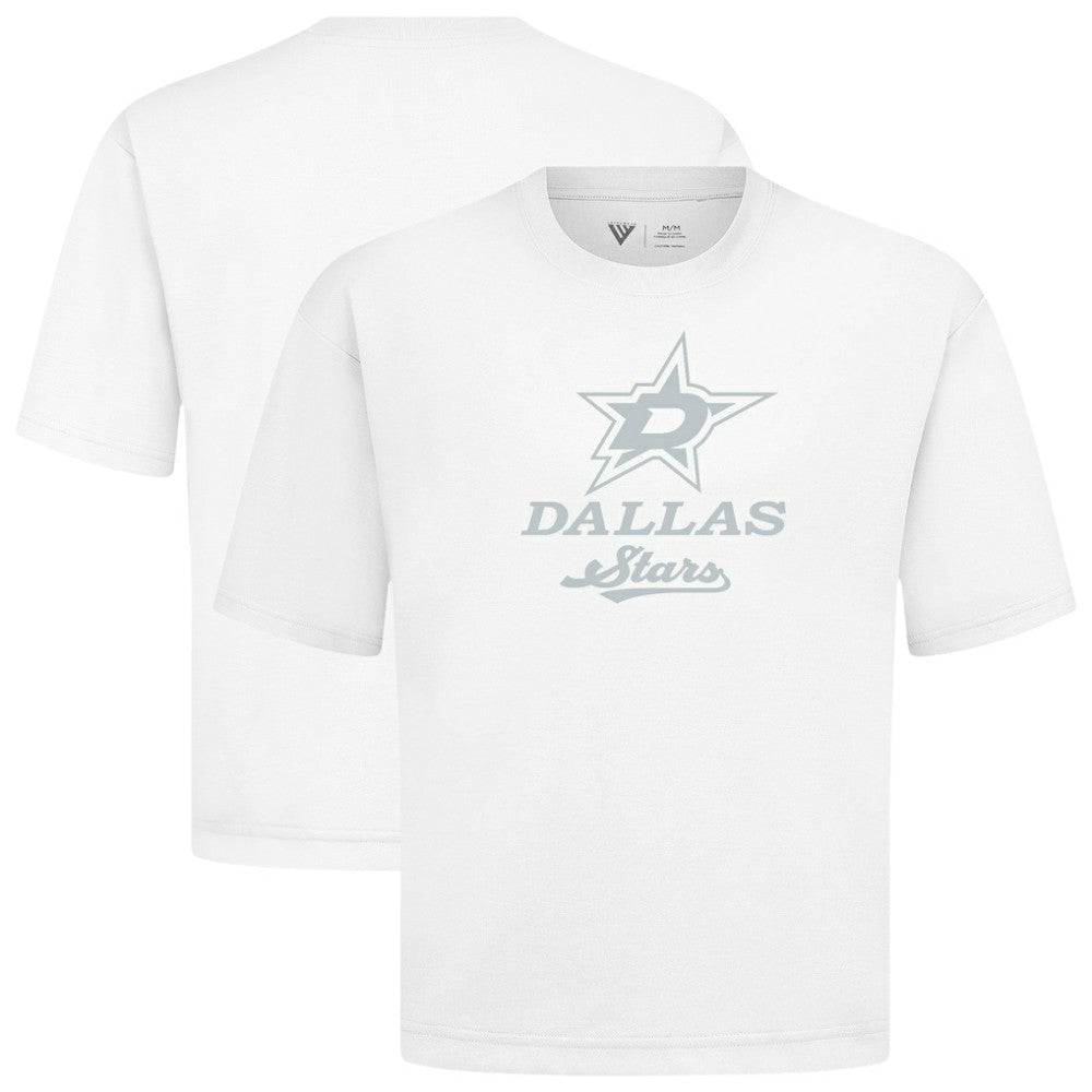 Dallas Stars Levelwear Shadow Surge Luxe Signature Knit T-Shirt - White T-shirts