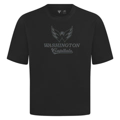 Washington Capitals Levelwear Shadow Surge Luxe Signature Knit T-Shirt - Black T-shirts