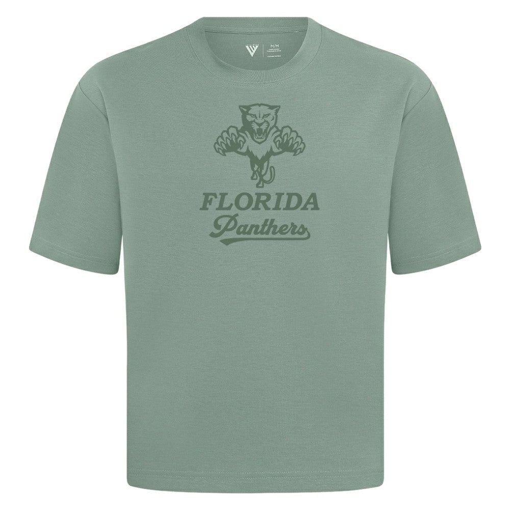 Florida Panthers Levelwear Shadow Surge Luxe Signature Knit T-Shirt - Green T-shirts