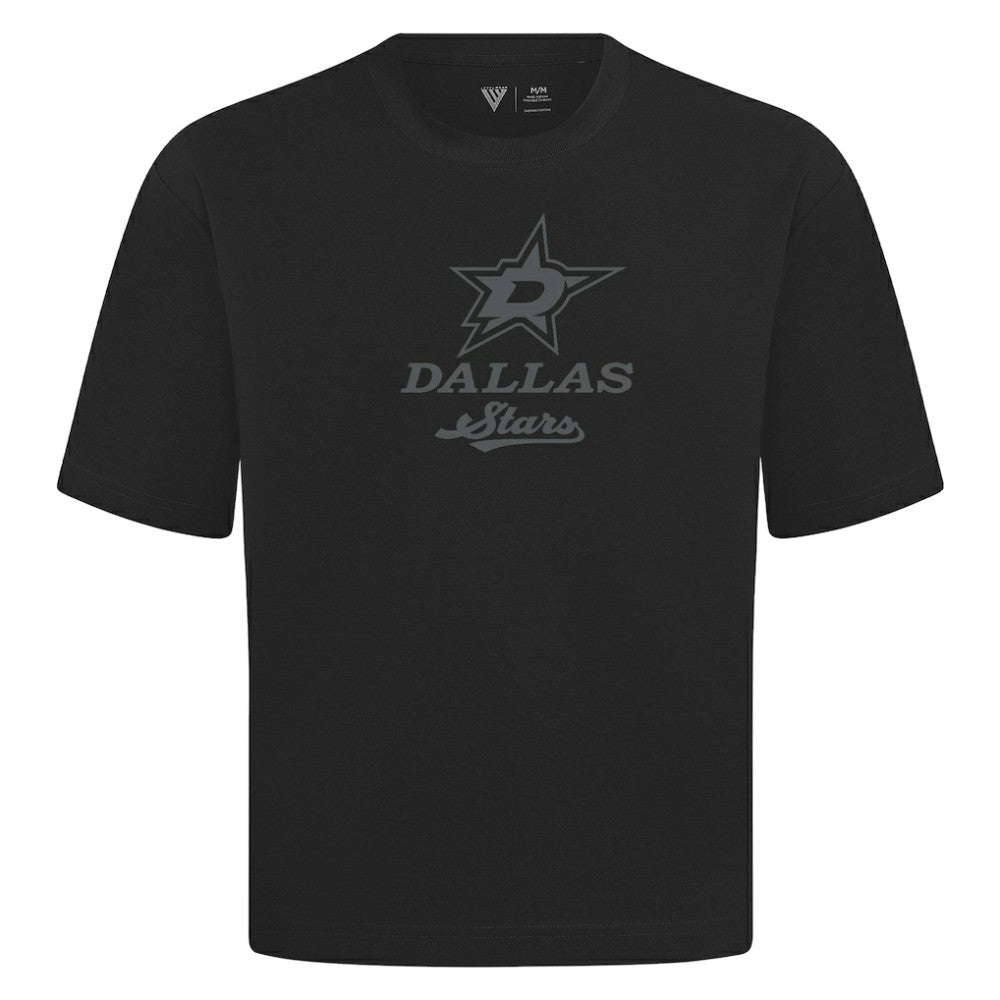 Dallas Stars Levelwear Shadow Surge Luxe Signature Knit T-Shirt - Black T-shirts