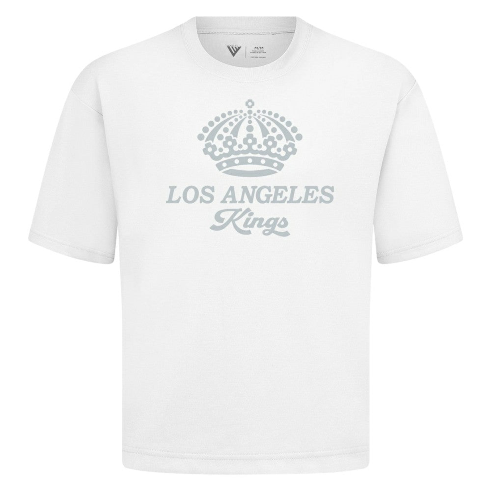 Los Angeles Kings Levelwear Shadow Surge Luxe Signature Knit T-Shirt - White T-shirts