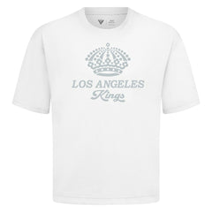 Los Angeles Kings Levelwear Shadow Surge Luxe Signature Knit T-Shirt - White T-shirts