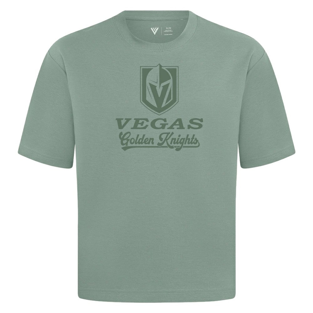 Vegas Golden Knights Levelwear Shadow Surge Luxe Signature Knit T-Shirt - Green T-shirts