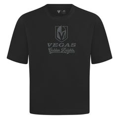 Vegas Golden Knights Levelwear Shadow Surge Luxe Signature Knit T-Shirt - Black T-shirts