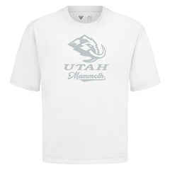 Utah Mammoth Levelwear Shadow Surge Luxe Signature Knit T-Shirt - White T-shirts