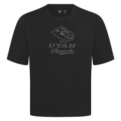 Utah Mammoth Levelwear Shadow Surge Luxe Signature Knit T-Shirt - Black T-shirts