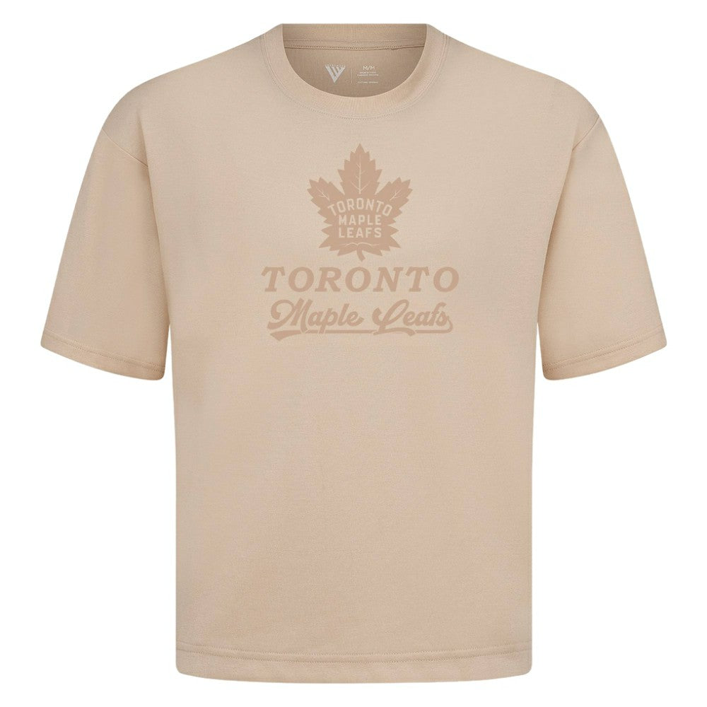 Toronto Maple Leafs Levelwear Shadow Surge Luxe Signature Knit T-Shirt - Khaki T-shirts