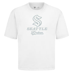 Seattle Kraken Levelwear Shadow Surge Luxe Signature Knit T-Shirt - White T-shirts